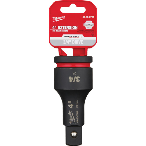 Rallonge pour douille Shockwave Impact Duty, Chocs, Prise 3/4", 4" lo Dufferin Supply