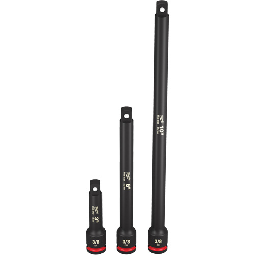 Jeu de rallonges pour douilles Shockwave Impact-Duty, Chocs, Prise 3/8", 3"/6"/10" lo Dufferin Supply