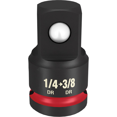 Shockwave Impact Duty Drive Adapter, Impact, 1/4" Drive, 3/8" Socket, 1" L Dufferin Supply