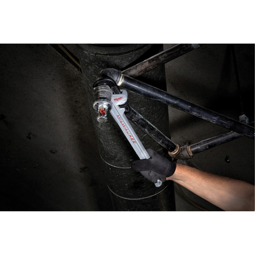 Cl&eacute; &agrave; tuyau avec manche Powerlength, Cap des m&acirc;choires 1-1/2", Longueur 10" Dufferin Supply