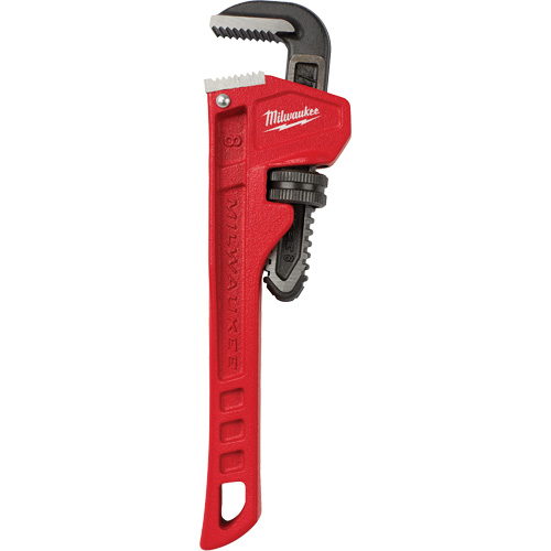 Pipe Wrench, 1" Jaw Capacity, 8" Long, Powder Coated Finish Dufferin Supply