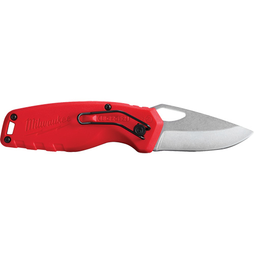 Couteau pliant compact, 2-1/2" lame, lame en Acier inoxydable, poign&eacute;e en M&eacute;tal Dufferin Supply