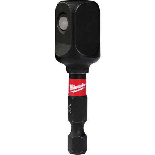 Shockwave Impact Socket Adapters, 1/4" Drive Size, 1/2" Male Size, Ball, 2" L Dufferin Supply