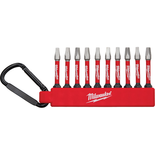 Shockwave Impact Driver Bit Set, Square, #2, 1/4" Drive Dufferin Supply