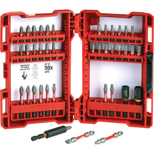 Jeu de 40 embouts de visseuse &agrave; percussion Shockwave Impact-Duty Dufferin Supply