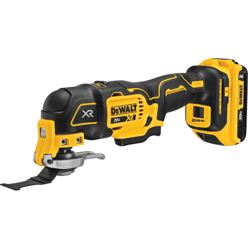 Ensemble pour outil polyvalent oscillant sans balai et sans fil &agrave; 3 vitesses XR, 20 V, Lithium-ion Dufferin Supply