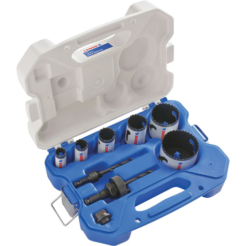 Plumber Bi-Metal Hole Saw Set, 9 Pieces Dufferin Supply