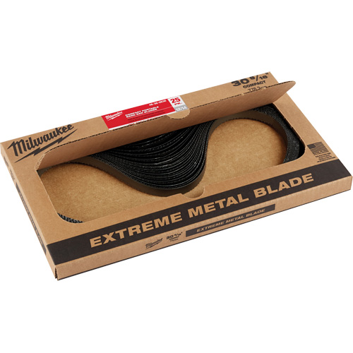 Extreme Metal Band Saw Blades, High Speed Steel, 30-9/16" L x 1/2" W x 0.02" Thick, 12/14 TPI Dufferin Supply