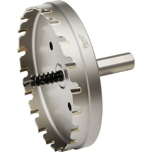 One-Piece Carbide Hole Cutters, 4", 3/16" Depth of Cut Dufferin Supply