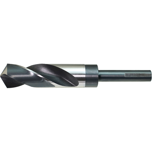 Foret &agrave; queue r&eacute;duite et &agrave; 3 m&eacute;plats S&D DRILLCO, 9/16", Acier rapide, Cannelure 3", Pointe de 118° Dufferin Supply