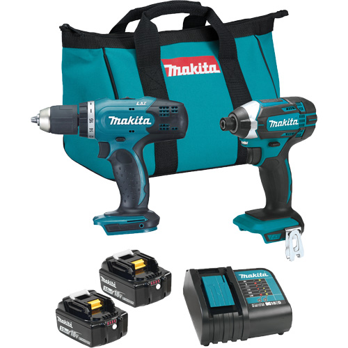 LXT&reg; 2 Tool Combo Kit, Lithium-Ion, 18 V Dufferin Supply
