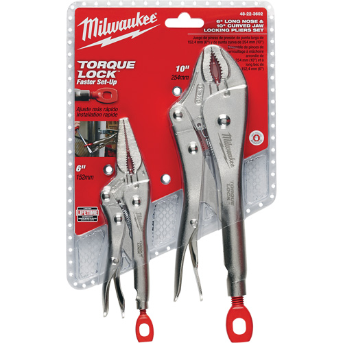 Jeu de pinces-&eacute;taux Torque Lock, 2 Morceaux Dufferin Supply