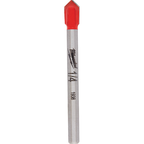 Foret pour verre et carreaux, 1/4", Carbure Dufferin Supply