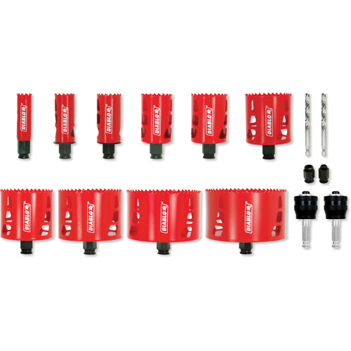 Electrician's Bi-Metal Hole Saw Set, 16 Pieces Dufferin Supply