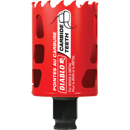 Scie cloche pour bois et m&eacute;tal, 1-7/8", Profondeur de la coupe 2-3/8", Carbure Dufferin Supply