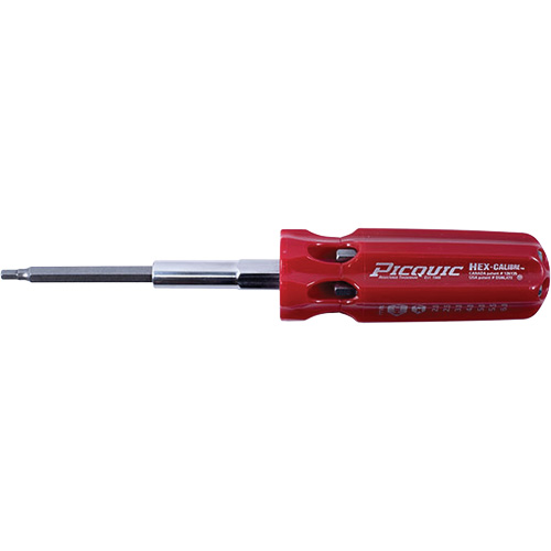 Tournevis multi-embouts m&eacute;triques Hex-Calibre, Prise Plastique Dufferin Supply