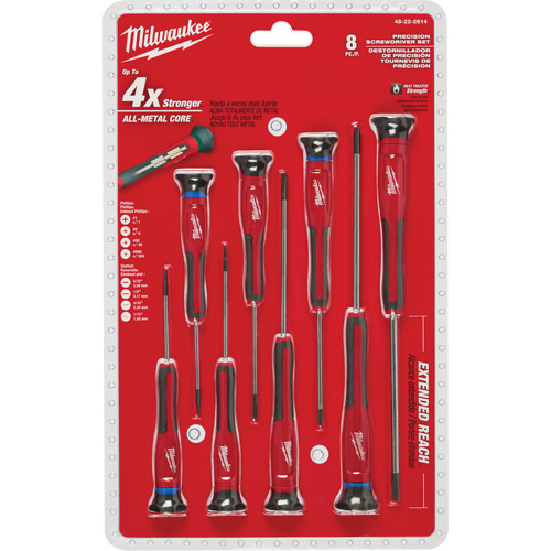 Jeu de tournevis de pr&eacute;cision, 8 mcx Dufferin Supply