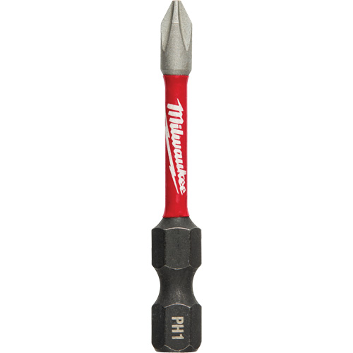 Embouts &agrave; percussion Shockwave Impact-Duty, Phillips, Embout #1, Prise 1/4", Longueur 2" Dufferin Supply
