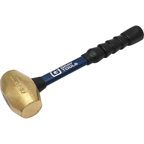 Brass Hammer, 4 lbs. Head Weight, 14" L Dufferin Supply