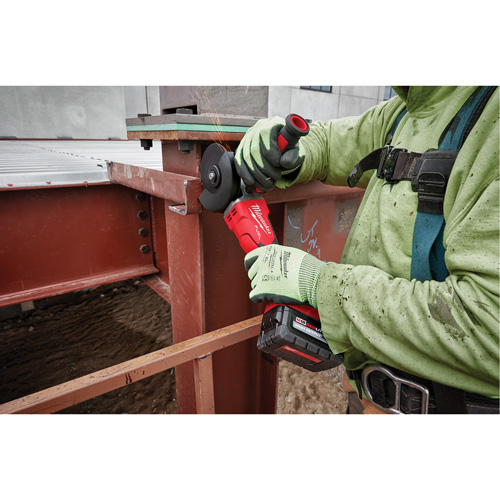 Meuleuse &agrave; frein avec interrupteur &agrave; glissi&egrave;re verrouillable M18 Fuel, 18 V, Mandrin 5", Lithium-ion Dufferin Supply