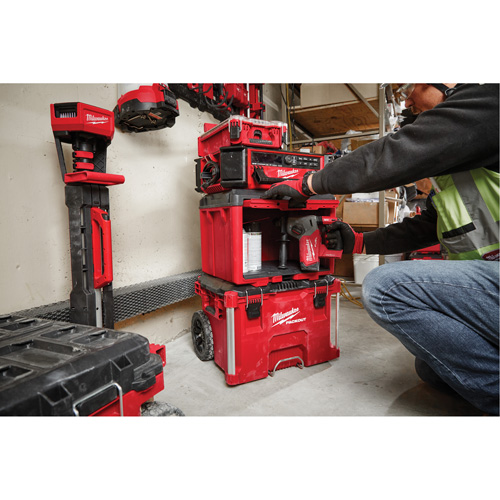 Packout Tool Cabinet, 15" x 15" x 20", Black/Red Dufferin Supply