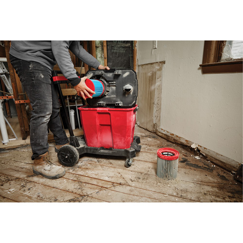 Filtre grand format &agrave; haute efficacit&eacute; pour aspirateur sec/humide, Cartouche, Pour 12 gal. US/9 gal. US/6 gal. US Dufferin Supply