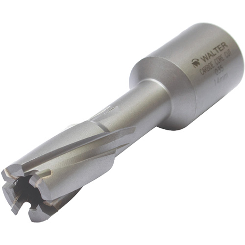 Outil de coupe annulaire avec mandrin soud&eacute;, Diam&egrave;tre de 12 mm, Carbure, Profondeur de la coupe de 30 mm, Tige 3/4" Dufferin Supply