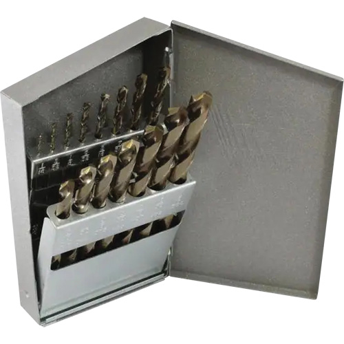 Triumph&reg; Jobber Length Drill Bit Set, 13 Pieces, High Speed Steel Dufferin Supply