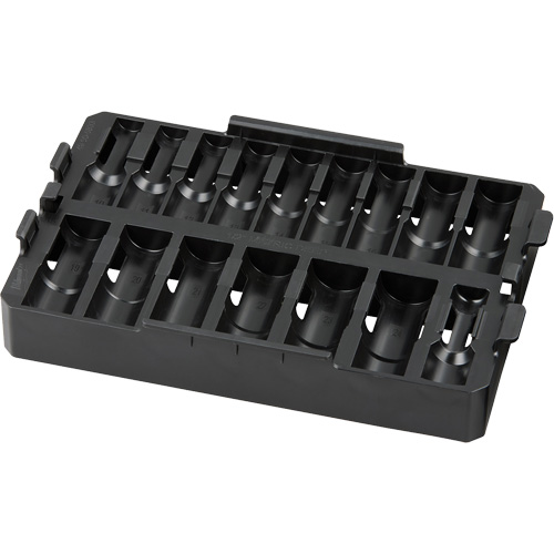 Packout Removable 16-Piece Organizer for Shockwave Impact Duty 1/2" Drive Sockets Dufferin Supply