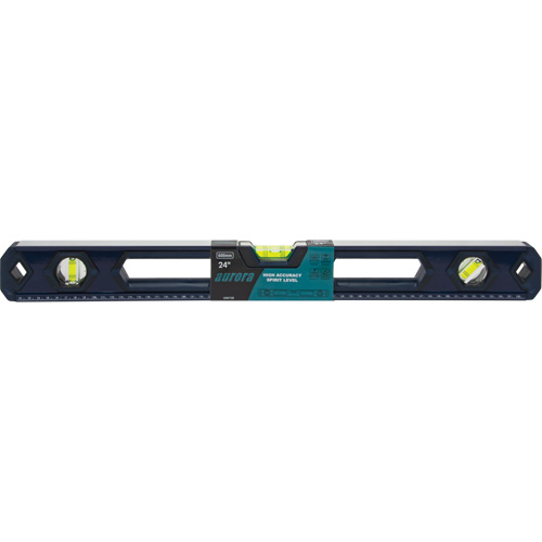 High-Accuracy Level, Box, 2' L, Aluminum, 3, Non-Magnetic Dufferin Supply