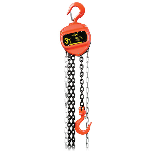 VCH Series Chain Hoist, 20' Lift, 6600 lbs. (3 tons) Capacity, Heat-Treated Alloy Steel Chain Dufferin Supply