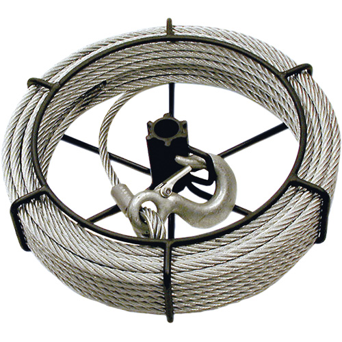 JGP-300A Assemblage de c&acirc;ble de 3 tonnes de 66' pour treuils Jet Dufferin Supply