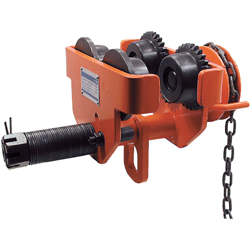 SGT Series Heavy-Duty Geared Trolley, 10000 lbs. (5 tons) Capacity, 4-1/2" - 8-1/32" Dufferin Supply