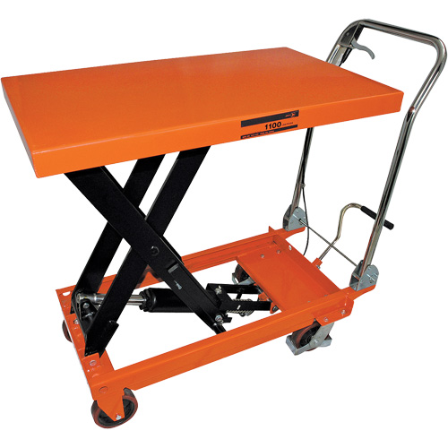 SLC-1100 SLC Series Hydraulic Scissor Lift Cart, 39" L x 21" W, 1100 lbs. Cap. Dufferin Supply