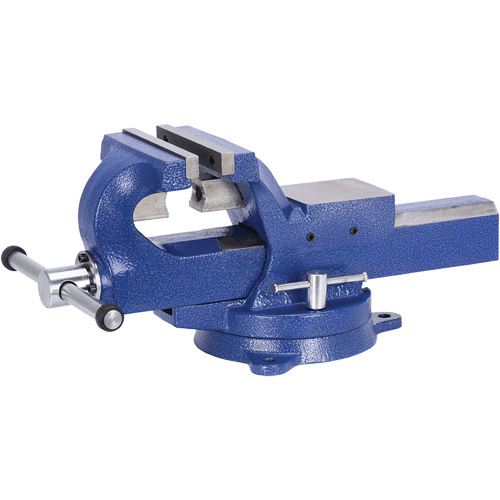 JADV-6 Super Heavy-Duty Bench Vise, 6" Jaw Width, 3-6/10" Throat Depth Dufferin Supply