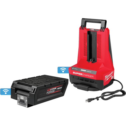 Ensemble bloc-pile HD12.0 MX Fuel RedLithium Forge et super chargeur Dufferin Supply