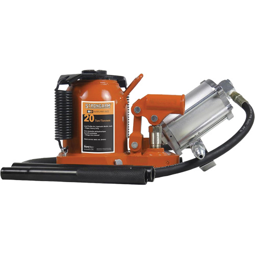 Crics &agrave; bouteille &agrave; air comprim&eacute;, 20 tonne(s), Air comprim&eacute;/hydraulique Dufferin Supply