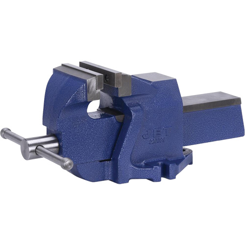 Heavy-Duty British Pattern Bench Vises, 5" Jaw Width, 3-1/4" Throat Depth Dufferin Supply