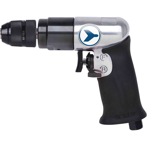 AD38VSR Perceuse pneumatique &agrave; vitesse variable, 6 pi³/min, 1/4" NPT, 3/8" mandrin, Sans cl&eacute; Dufferin Supply