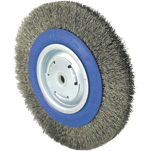 Brosse rotative &agrave; fil torsad&eacute;, 8" dia., Fils 0,014", Arbre 1/2" - 5/8" - 2 Dufferin Supply