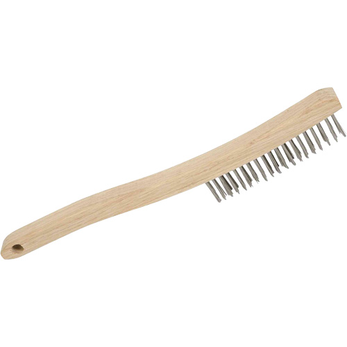 3LHSS Brosse &agrave; r&eacute;curer manuelle, Acier inoxydable, 3 x 19 rangs de fils, Longueur 13-3/4" Dufferin Supply