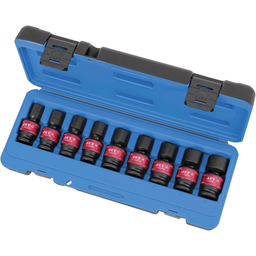 PSU912M Jeux de douilles universelles, 9 Mcx, Chocs, Prise de 1/2" Dufferin Supply