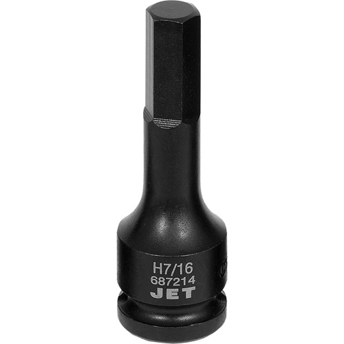 Impact Socket Bits, Hex, 7/16" x 1/2" Drive Dufferin Supply