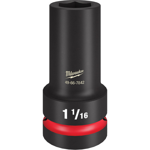 Shockwave Impact Duty Thin Wall Extra Socket, Impact, 1-1/16", 1" Drive, 6 Points, Deep Dufferin Supply