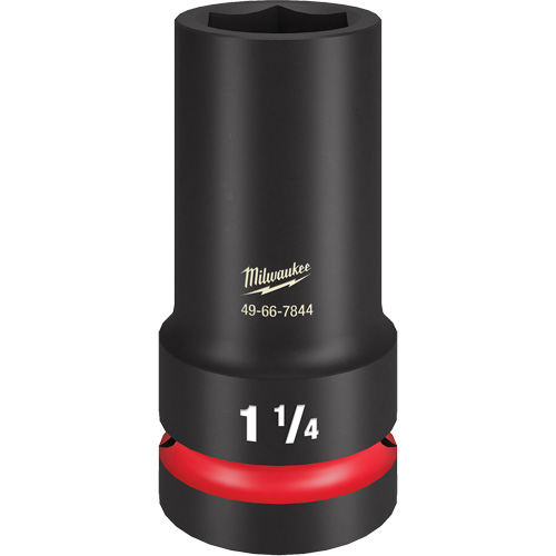 Shockwave Impact Duty Thin Wall Extra Socket, Impact, 1-1/4", 1" Drive, 6 Points, Deep Dufferin Supply
