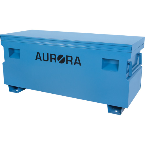 Coffre &agrave; outils de chantier, 60" x 24" x 27-1/2", Acier, Bleu Dufferin Supply