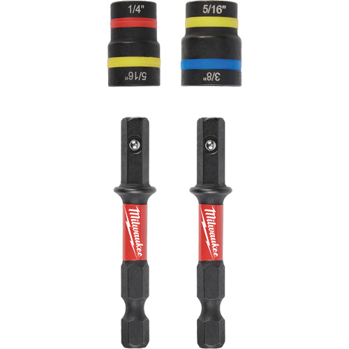 Jeu de tourne-&eacute;crous 2-en-1 Shockwave Impact Duty Quik-Clear, 5/16"/1/4"/3/8" prise, 2-1/2" lo, Magn&eacute;tique Dufferin Supply