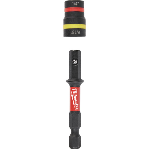 Tourne-&eacute;crous 2-en-1 Shockwave Impact Duty Quik-Clear, 5/16"/1/4" prise, 2-1/4" lo, Magn&eacute;tique Dufferin Supply