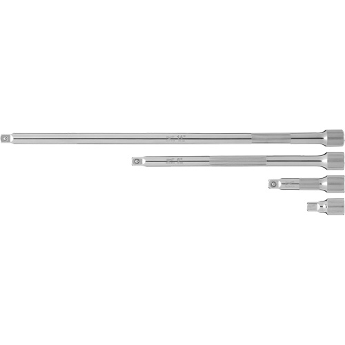 Jeu de rallonges prise, Prise de 3/8", Fini Chrome, 4 M Dufferin Supply