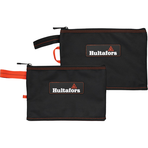 Multi-Purpose Zippered Bag, Ballistic Polyester, Black/Red Dufferin Supply